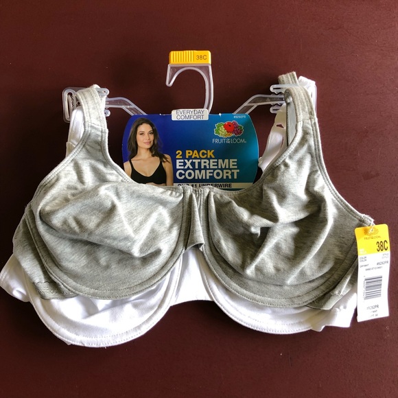 fruit of the loom extreme comfort bra